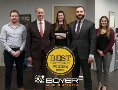 Boyer 2 Accountants Inc. Named “Best Accountant” in Westchester Magazine’s Best of Westchester 2022