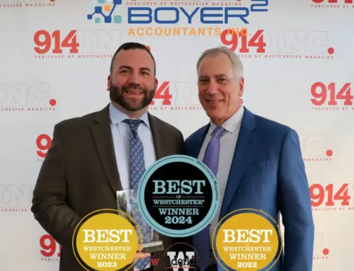 Boyer 2 Accountants Wins Best of Westchester for Third Consecutive Year